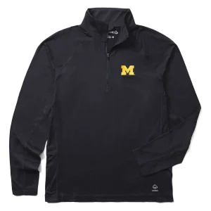Wolverine X Valiant University Of Michigan Sun-Stop Eco Half Zip* Hoodies & Pullovers | T-Shirts