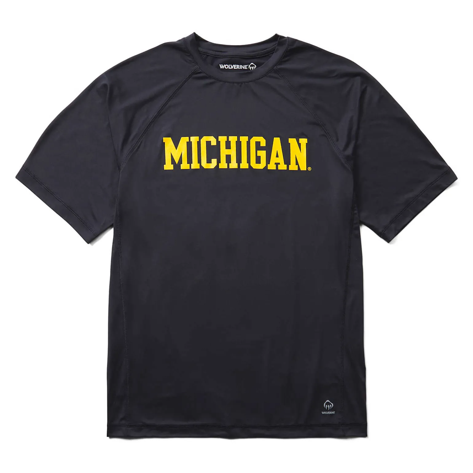 Wolverine X Valiant University Of Michigan Sun-Stop Eco Short Sleeve Tee* T-Shirts | Work Shirts